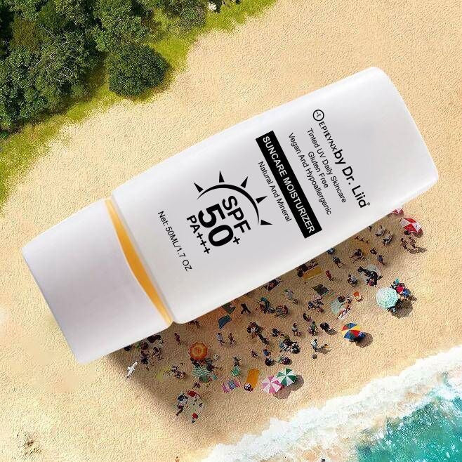 Gluten-Free Mineral SPF 50 Moisturizer – Nut-Free, Vegan & Hydrating for Sensitive Skin