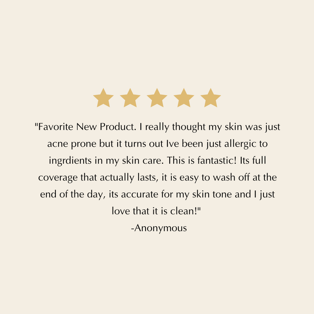 Gluten-Free Matte Foundation with SPF 30 – Nut-Free, Vegan, Full Coverage & Hydrating