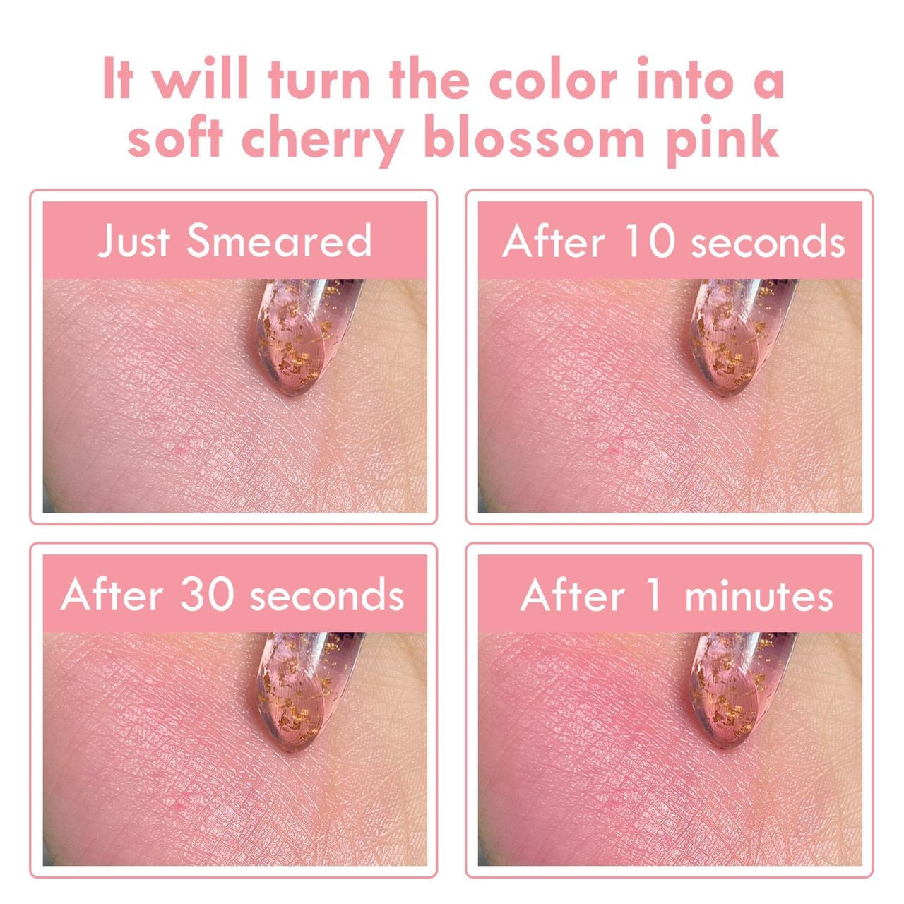 Gluten-Free Color-Changing Flower Lip Gloss – Nut-Free, Vegan & Hydrating