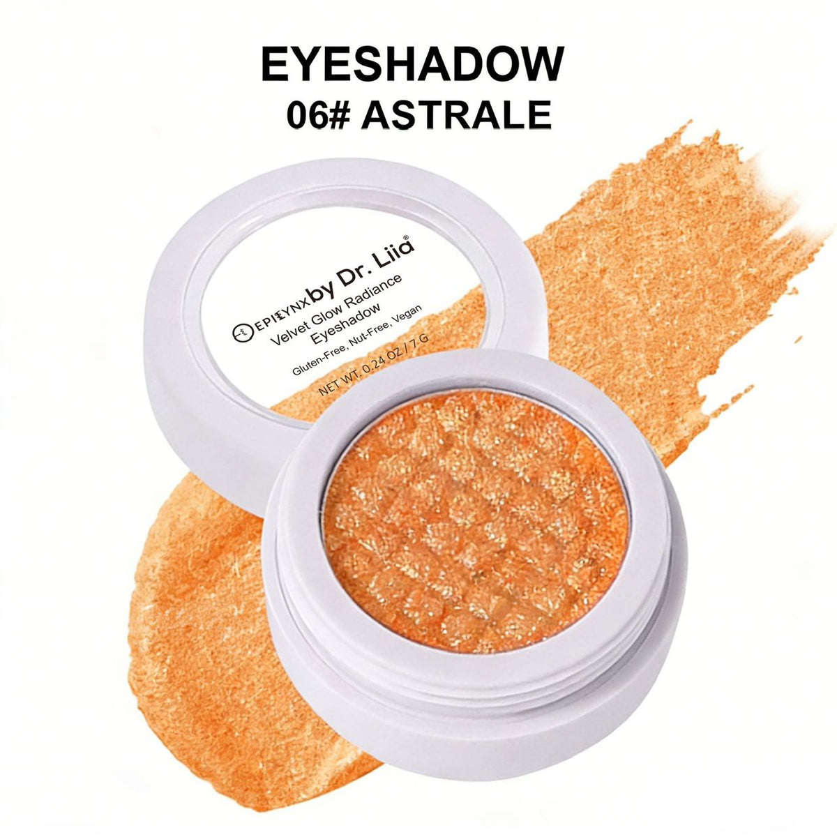 Gluten-Free Eyeshadow – Nut-Free, Vegan & Egg-Free Creamy Radiance in 20 Shades