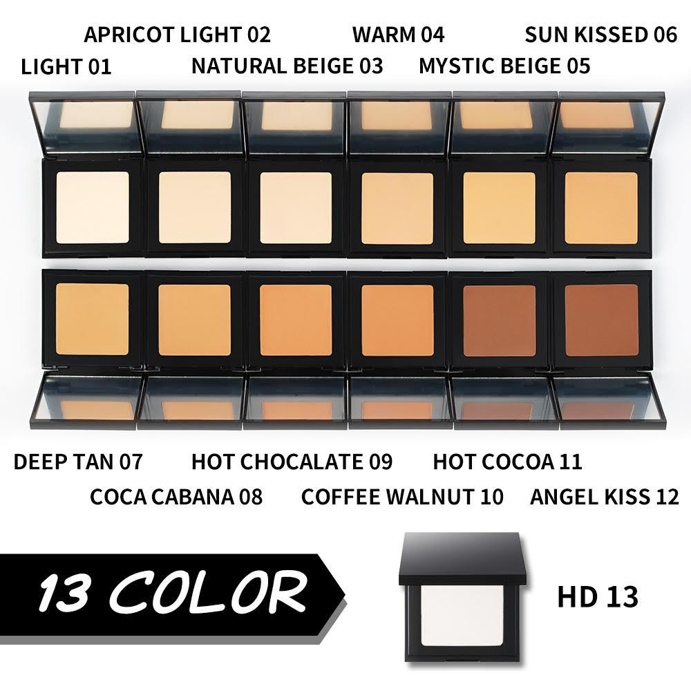 Gluten-Free Powder Foundation – Nut-Free, Vegan Luminous Matte Finish