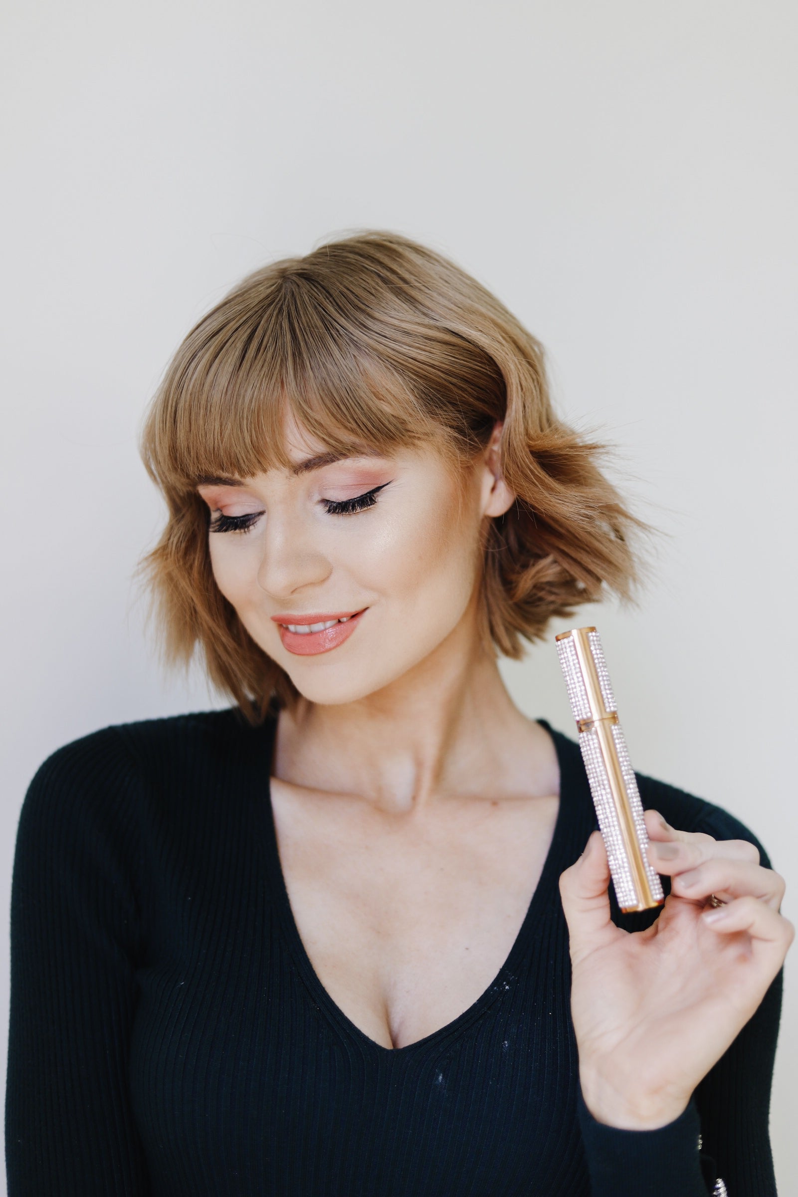 Gluten-Free Mascara, Black & Blue – Nut-Free, Vegan Mega Volume for Sensitive Eyes