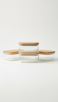 Glass Food Storage Container Trio