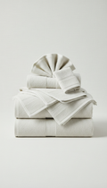 Mist White Cotton Bath Towel Set