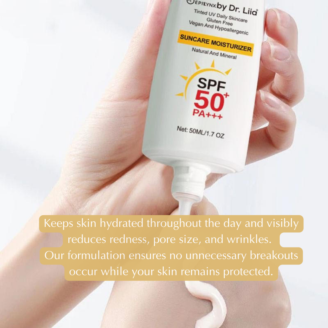 Gluten-Free Mineral SPF 50 Moisturizer – Nut-Free, Vegan & Hydrating for Sensitive Skin