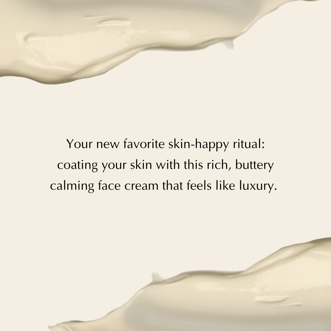 Gluten-Free Calming Face Cream for Dry & Sensitive Skin – Nut-Free, Vegan & Ultra-Hydrating