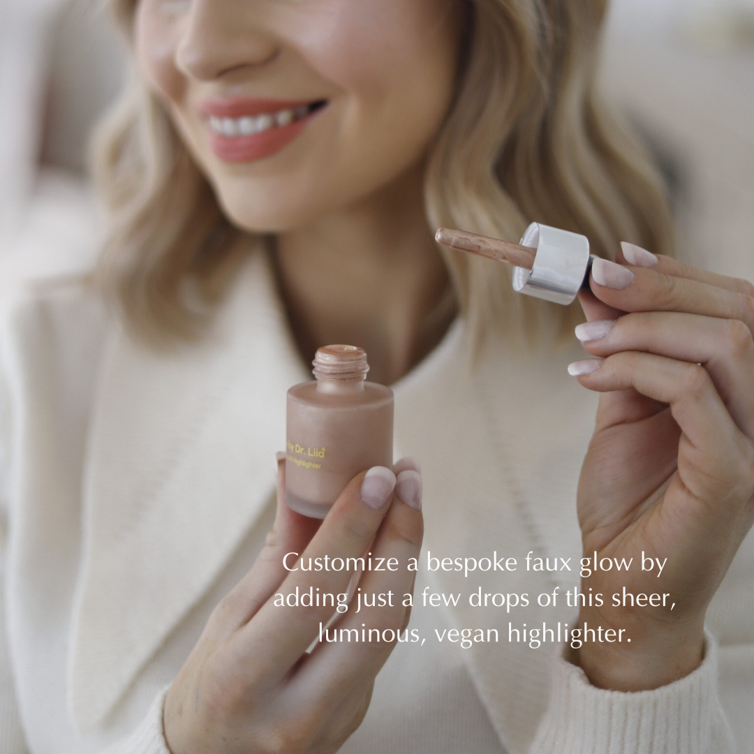 Gluten-Free Liquid Bronzer Drops – Nut-Free, Vegan Dewy Glow Skin Filter