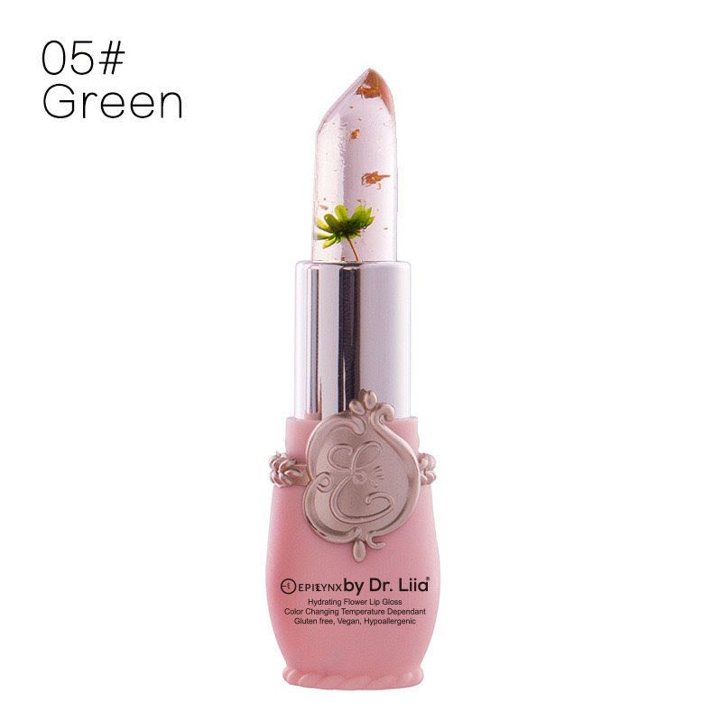 Gluten-Free Color-Changing Flower Lip Gloss – Nut-Free, Vegan & Hydrating