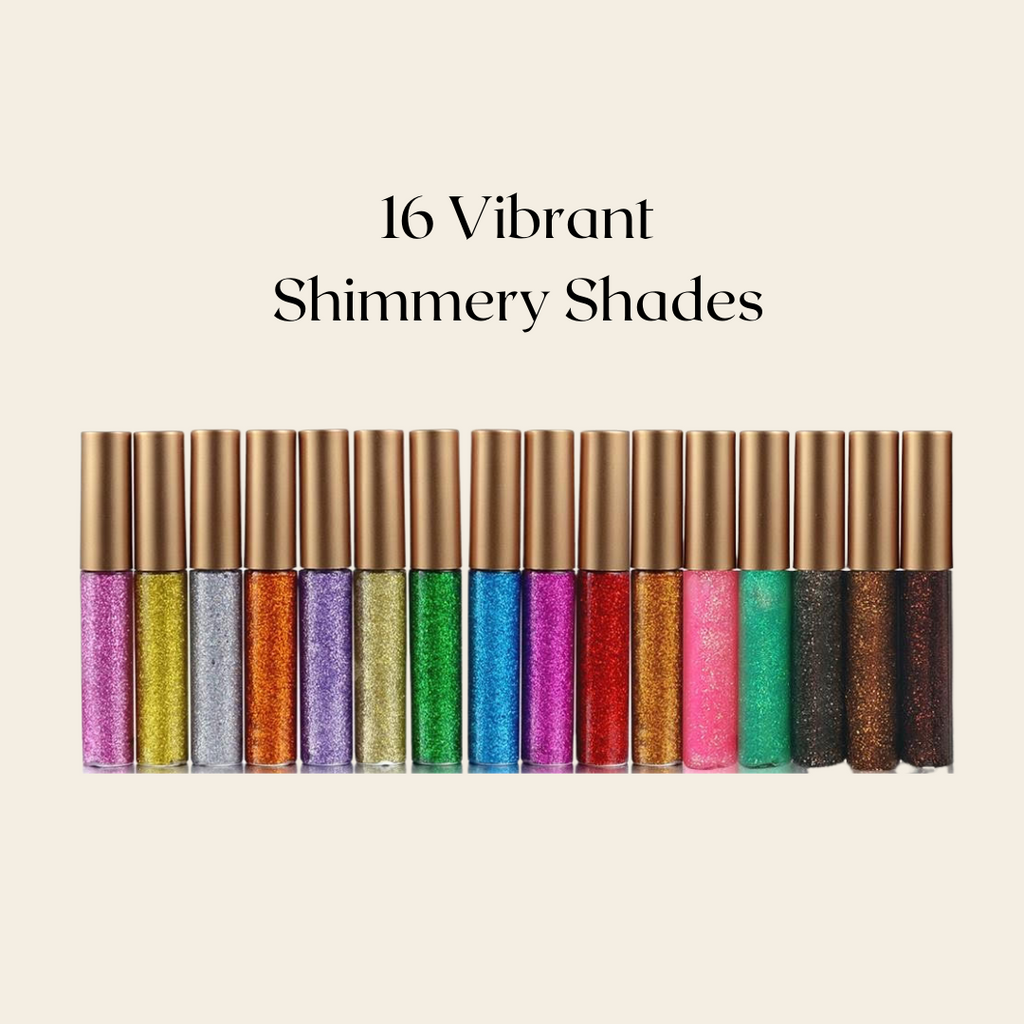 Gluten-Free Glitter Eyeliner – Nut-Free, Vegan & Long-Wearing Shimmer