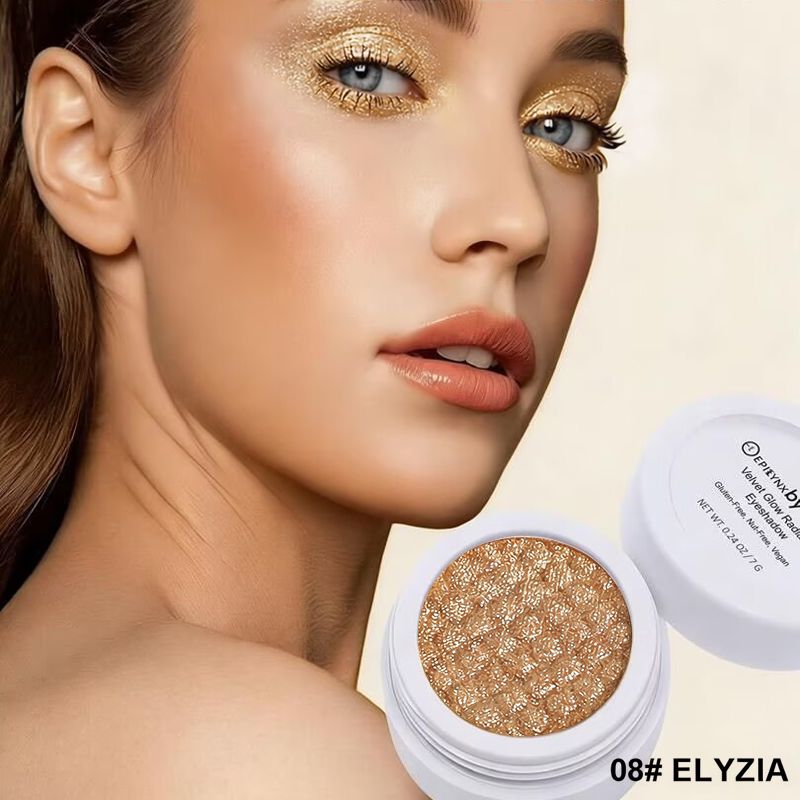 Gluten-Free Eyeshadow – Nut-Free, Vegan & Egg-Free Creamy Radiance in 20 Shades