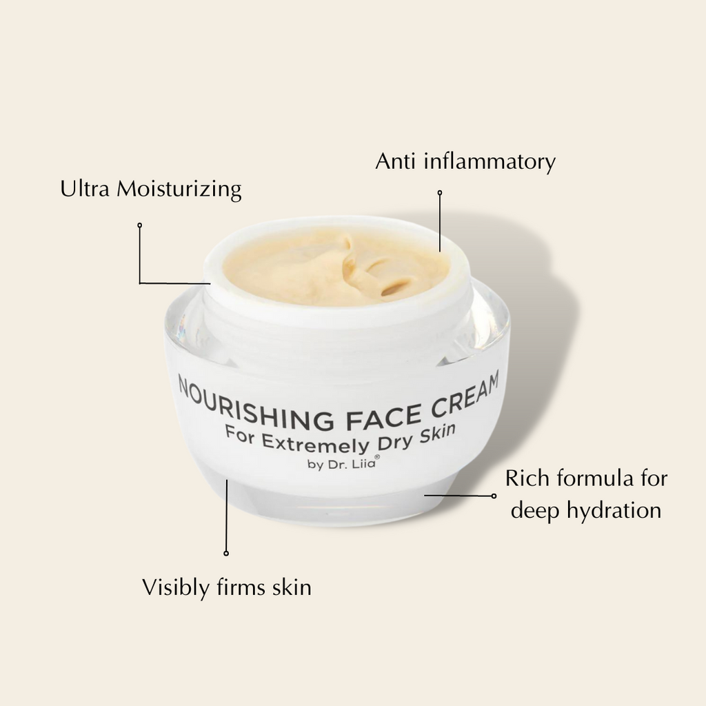 Gluten-Free Face Cream for Extremely Dry & Sensitive Skin – Nut-Free, Vegan & Calming