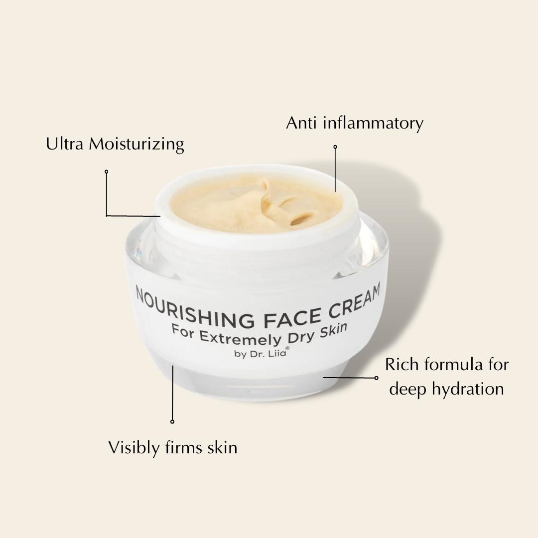 Gluten-Free Face Cream for Extremely Dry & Sensitive Skin – Nut-Free, Vegan & Calming