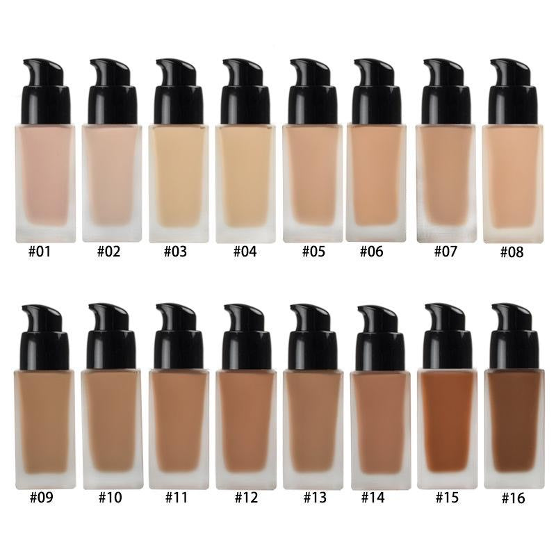 Gluten-Free Matte Foundation with SPF 30 – Nut-Free, Vegan, Full Coverage & Hydrating