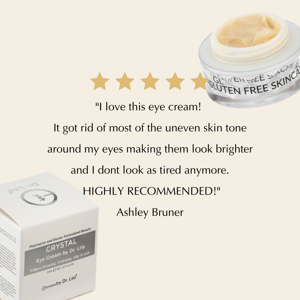 Gluten-Free Brightening Eye Cream – Nut-Free, Vegan & Firming for Under Eyes
