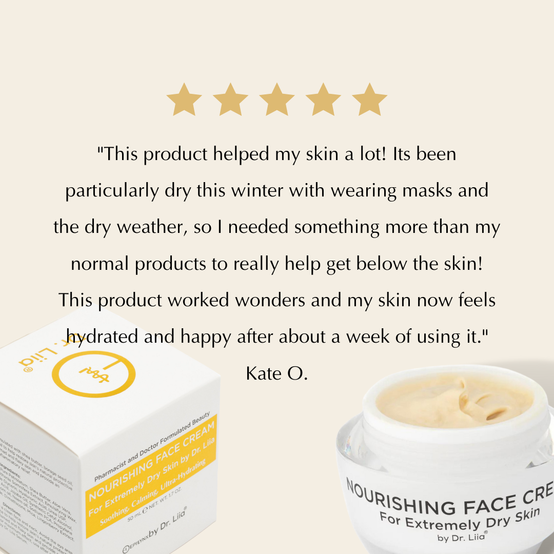 Gluten-Free Face Cream for Extremely Dry & Sensitive Skin – Nut-Free, Vegan & Calming