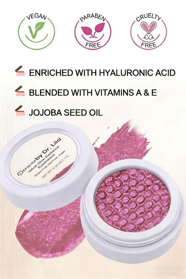 Gluten-Free Eyeshadow – Nut-Free, Vegan & Egg-Free Creamy Radiance in 20 Shades