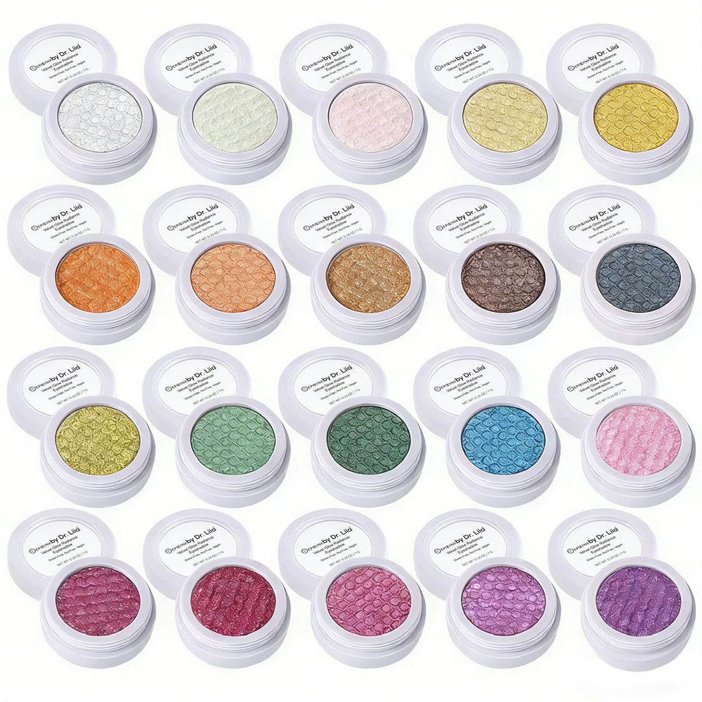 Gluten-Free Eyeshadow – Nut-Free, Vegan & Egg-Free Creamy Radiance in 20 Shades