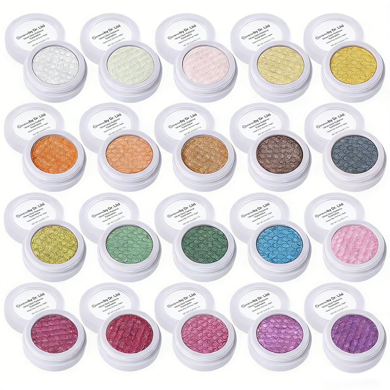 Gluten-Free Eyeshadow – Nut-Free, Vegan & Egg-Free Creamy Radiance in 20 Shades