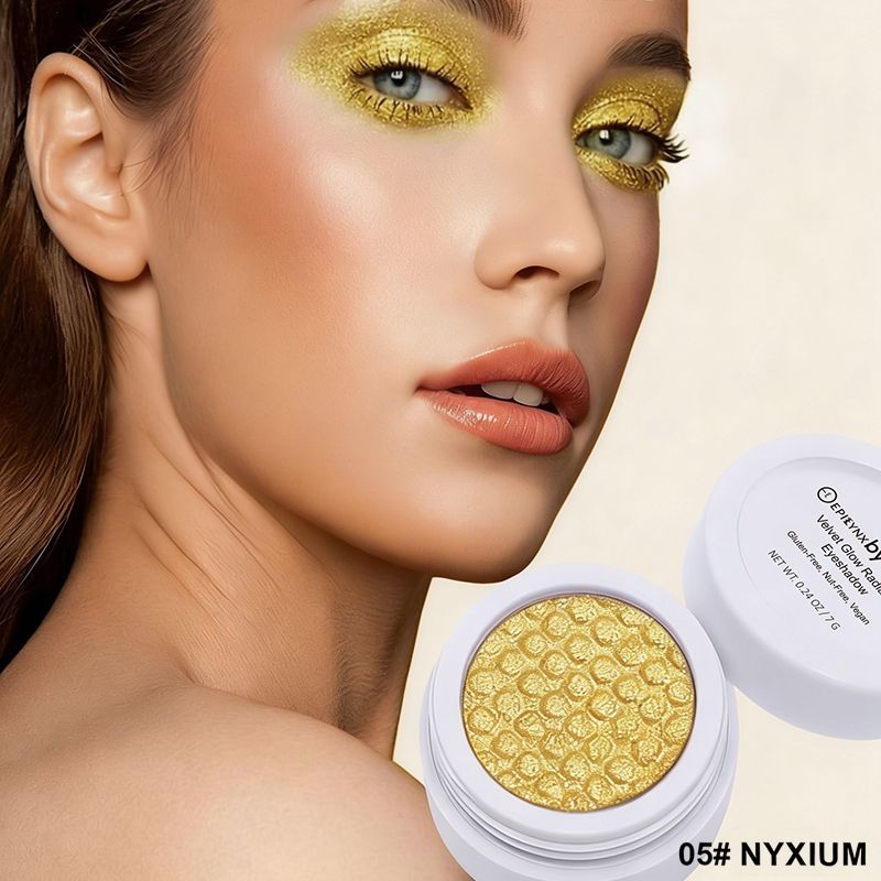 Gluten-Free Eyeshadow – Nut-Free, Vegan & Egg-Free Creamy Radiance in 20 Shades