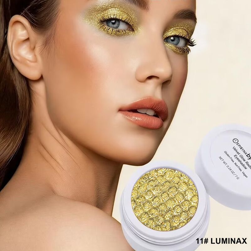 Gluten-Free Eyeshadow – Nut-Free, Vegan & Egg-Free Creamy Radiance in 20 Shades