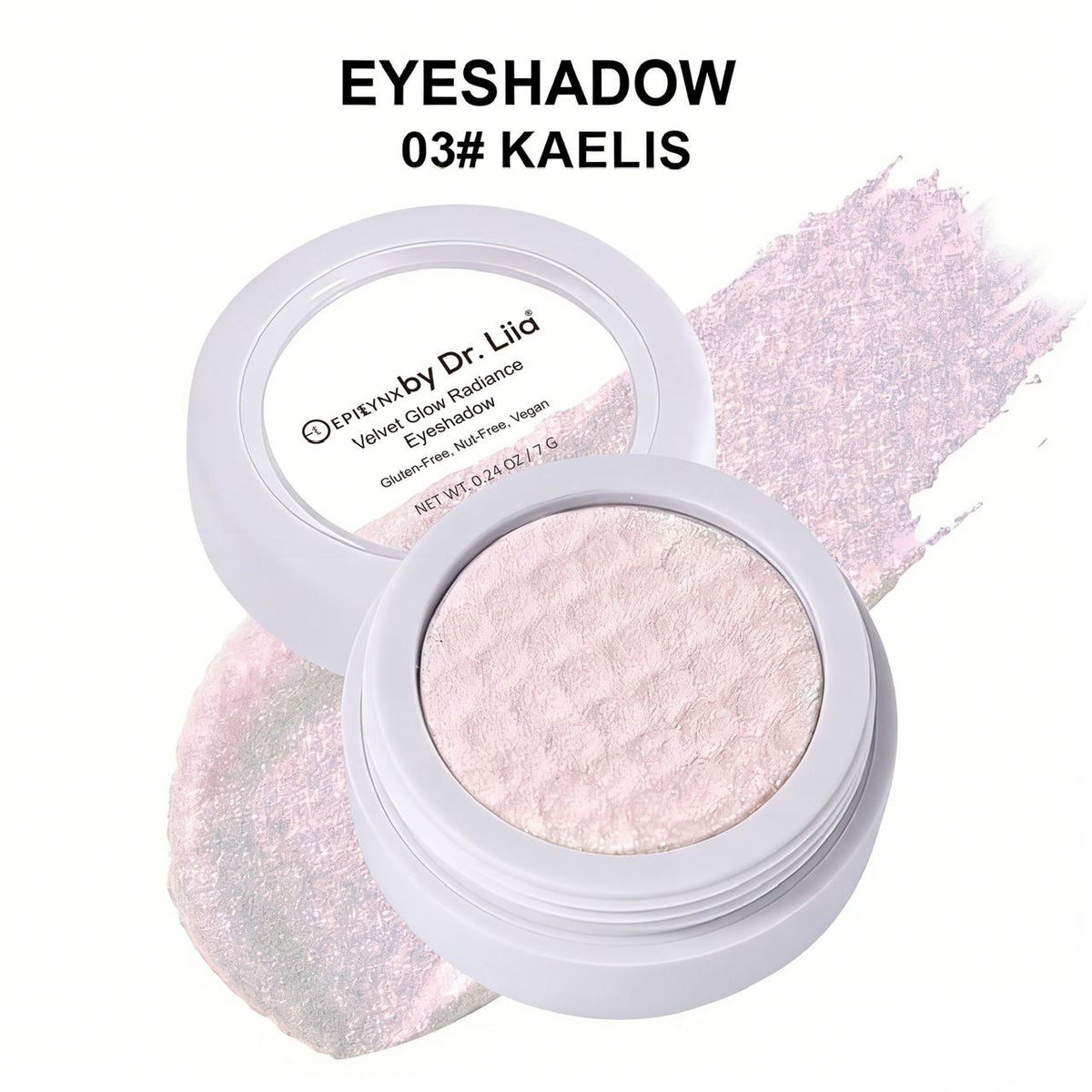 Gluten-Free Eyeshadow – Nut-Free, Vegan & Egg-Free Creamy Radiance in 20 Shades