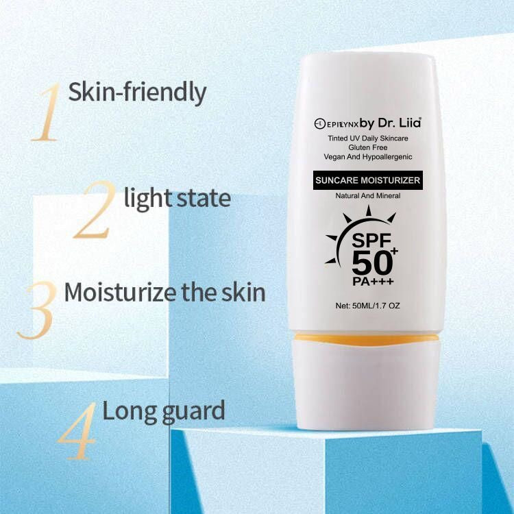 Gluten-Free Mineral SPF 50 Moisturizer – Nut-Free, Vegan & Hydrating for Sensitive Skin