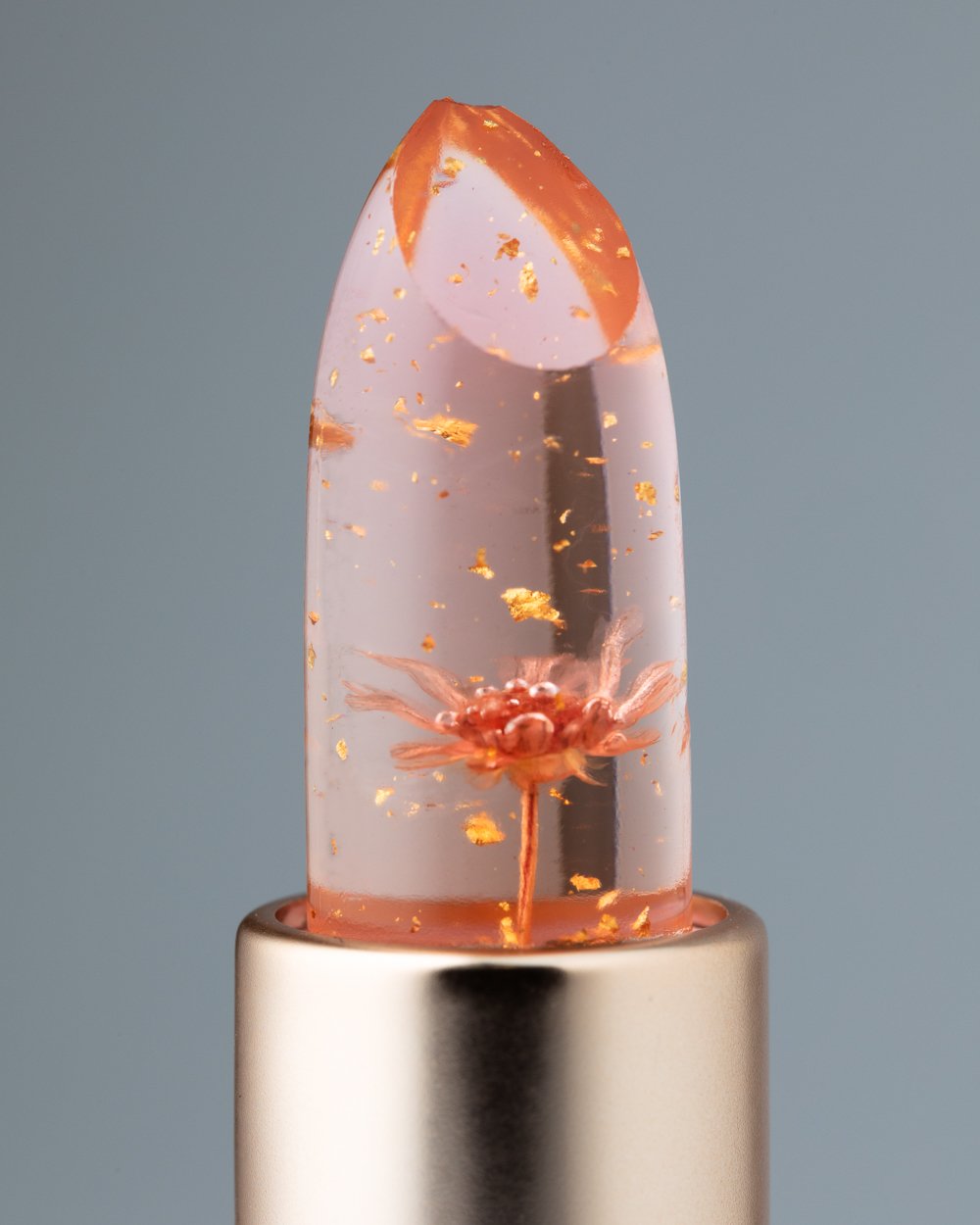 Gluten-Free Color-Changing Flower Lip Gloss – Nut-Free, Vegan & Hydrating