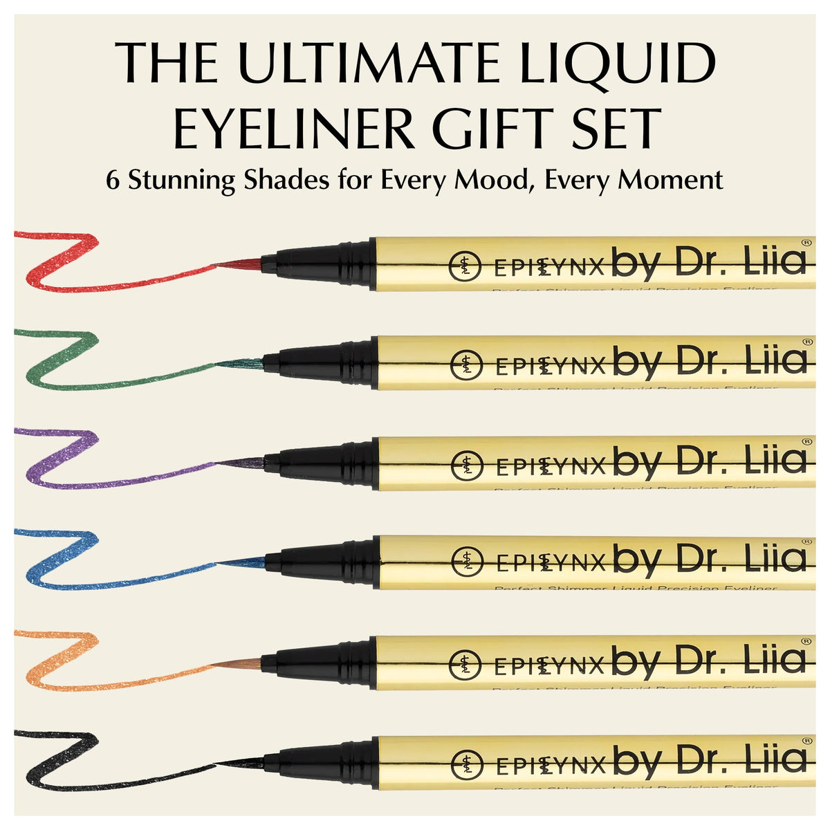 Gluten-Free Waterproof Liquid Eyeliner – Nut-Free, Vegan & Smudge-Proof for Sensitive Eyes