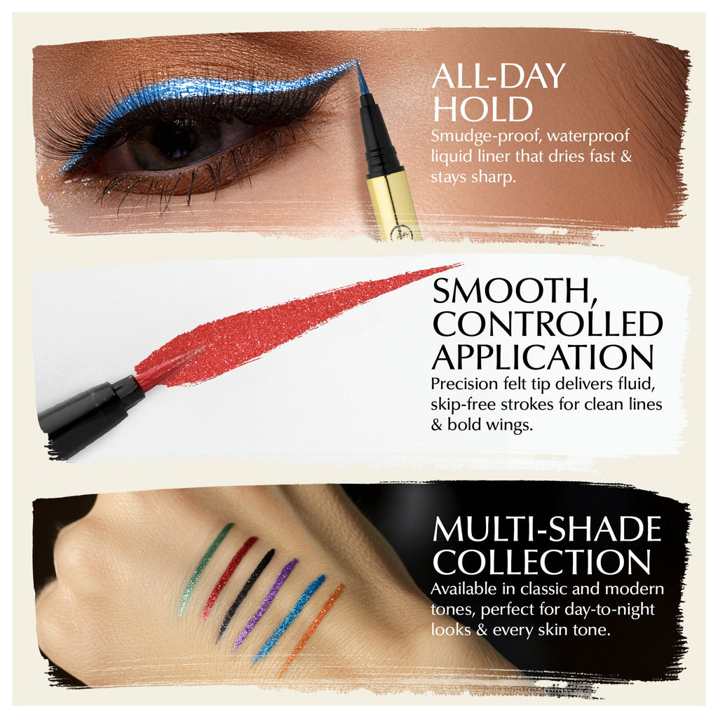 Gluten-Free Waterproof Liquid Eyeliner – Nut-Free, Vegan & Smudge-Proof for Sensitive Eyes