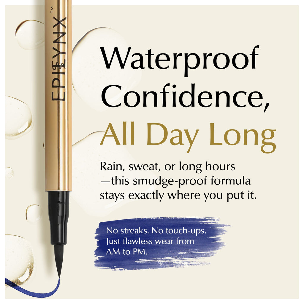 Gluten-Free Waterproof Liquid Eyeliner – Nut-Free, Vegan & Smudge-Proof for Sensitive Eyes