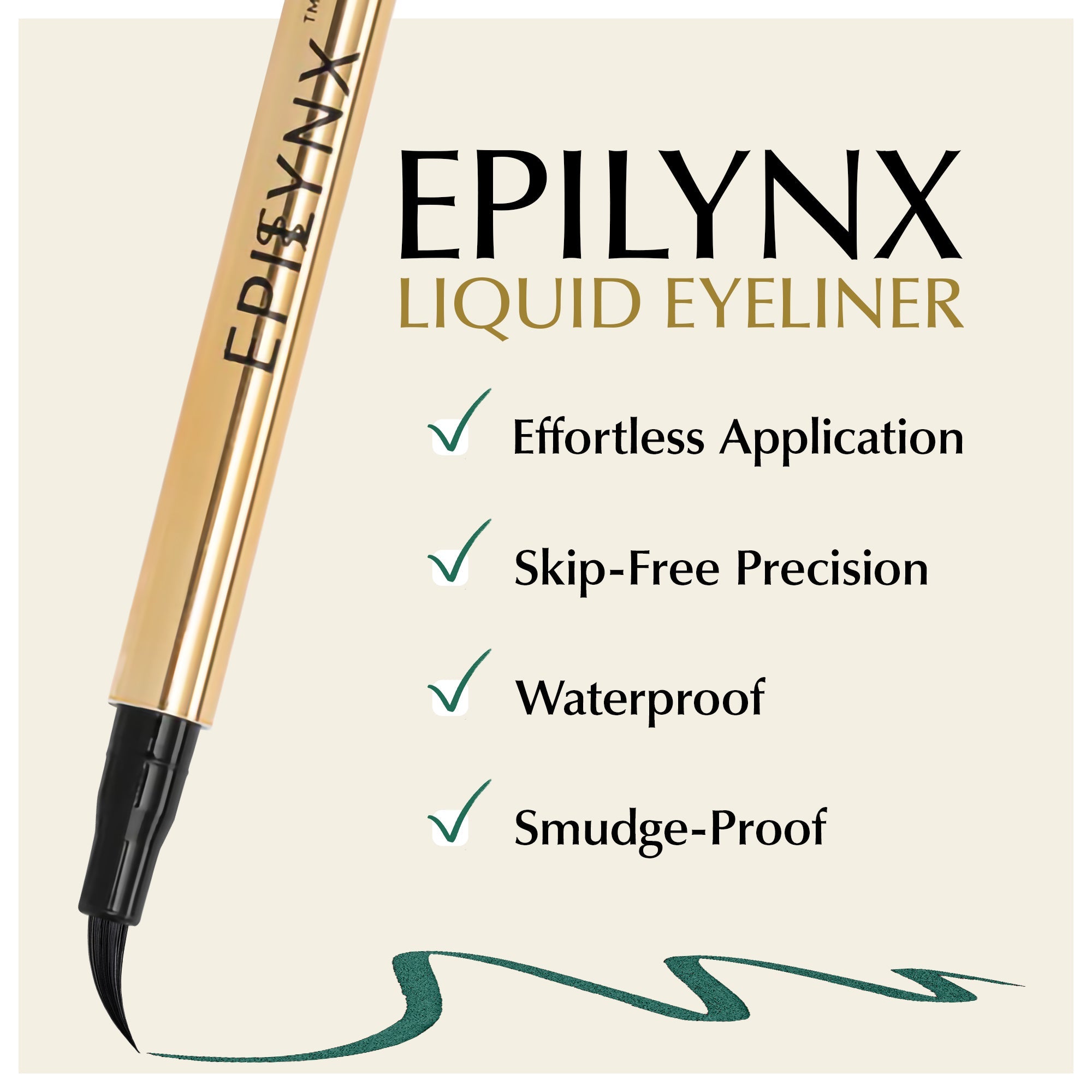 Gluten-Free Waterproof Liquid Eyeliner – Nut-Free, Vegan & Smudge-Proof for Sensitive Eyes