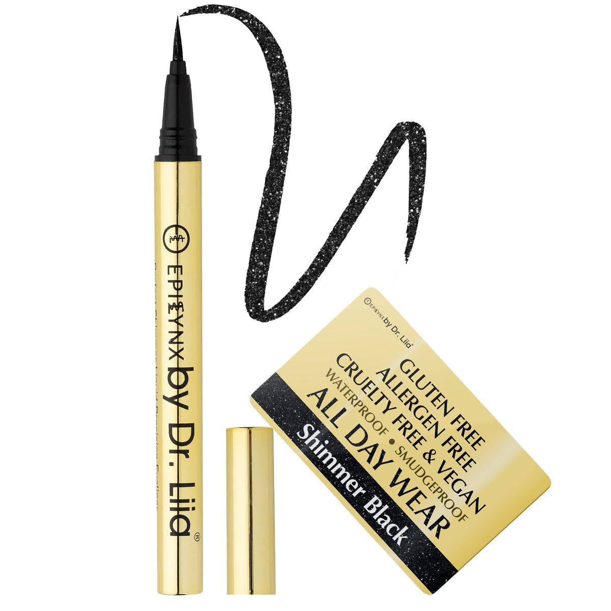 Gluten-Free Waterproof Liquid Eyeliner – Nut-Free, Vegan & Smudge-Proof for Sensitive Eyes