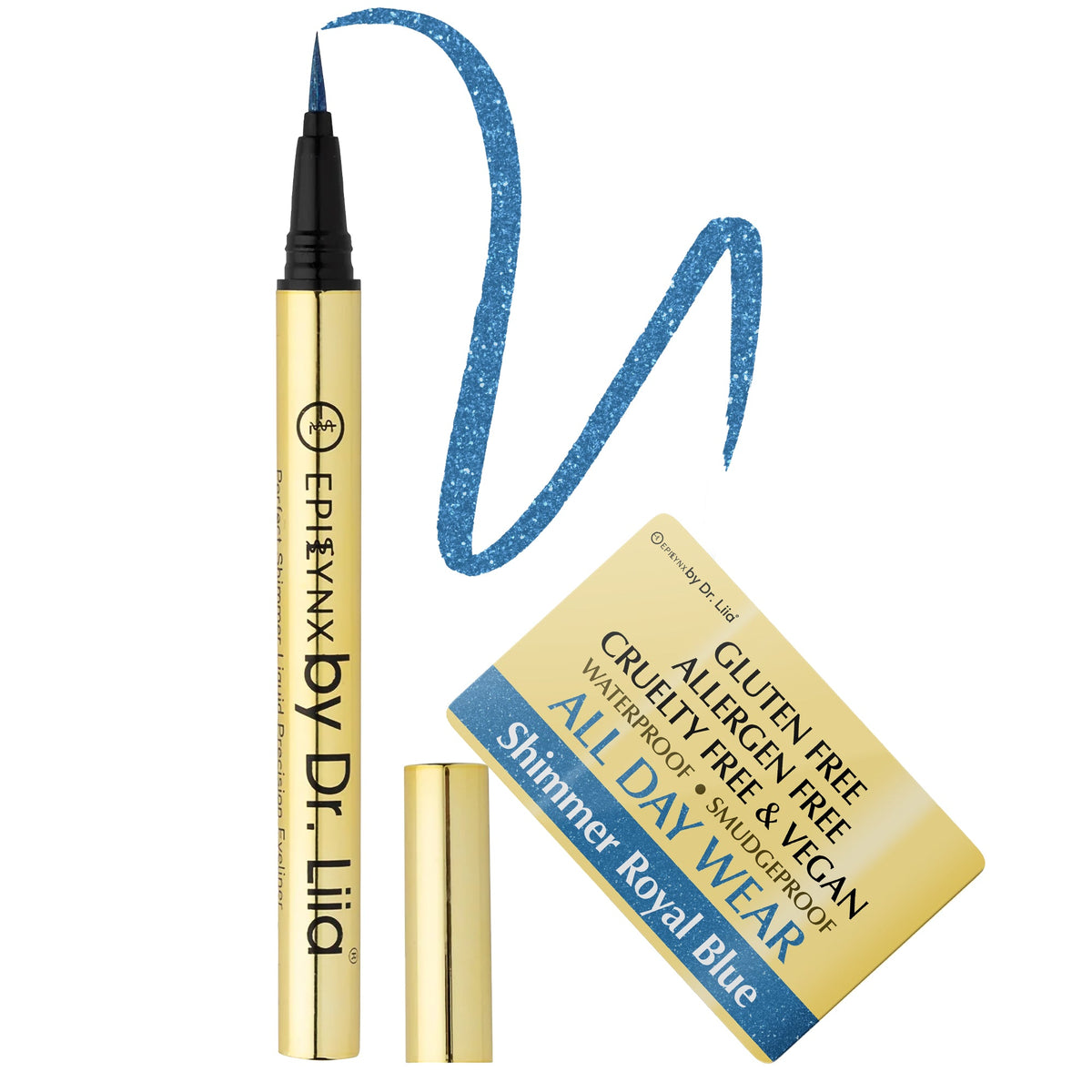 Gluten-Free Waterproof Liquid Eyeliner – Nut-Free, Vegan & Smudge-Proof for Sensitive Eyes