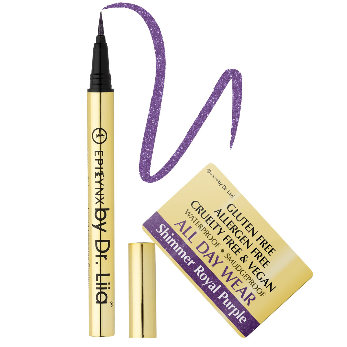 Gluten-Free Waterproof Liquid Eyeliner – Nut-Free, Vegan & Smudge-Proof for Sensitive Eyes
