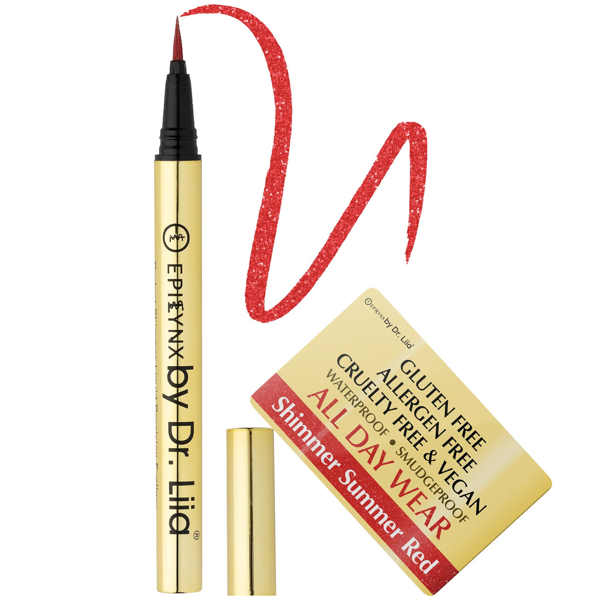 Gluten-Free Waterproof Liquid Eyeliner – Nut-Free, Vegan & Smudge-Proof for Sensitive Eyes