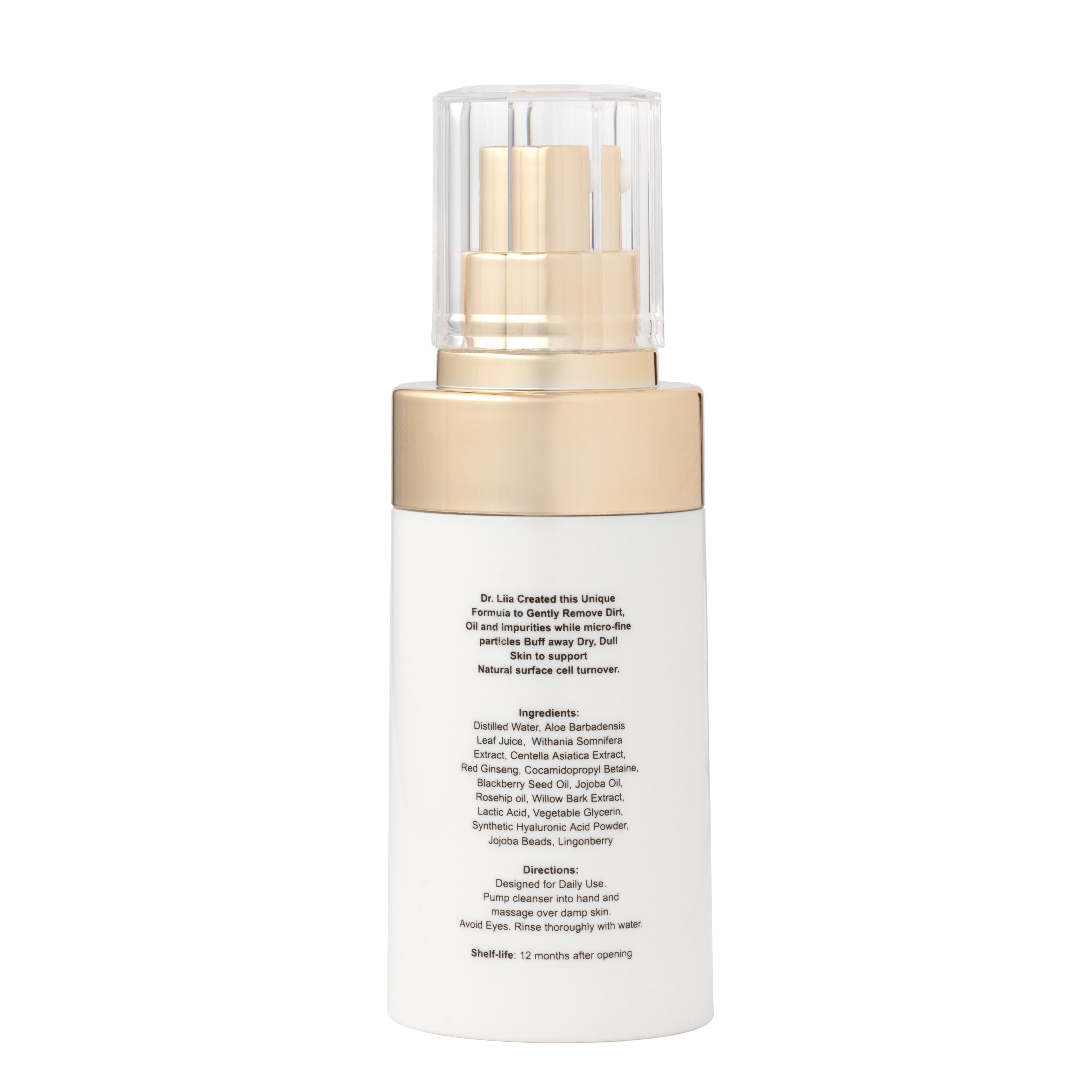 Gluten-Free Exfoliating Face Scrub – Nut-Free, Vegan, with Hyaluronic Acid & Jojoba Beads