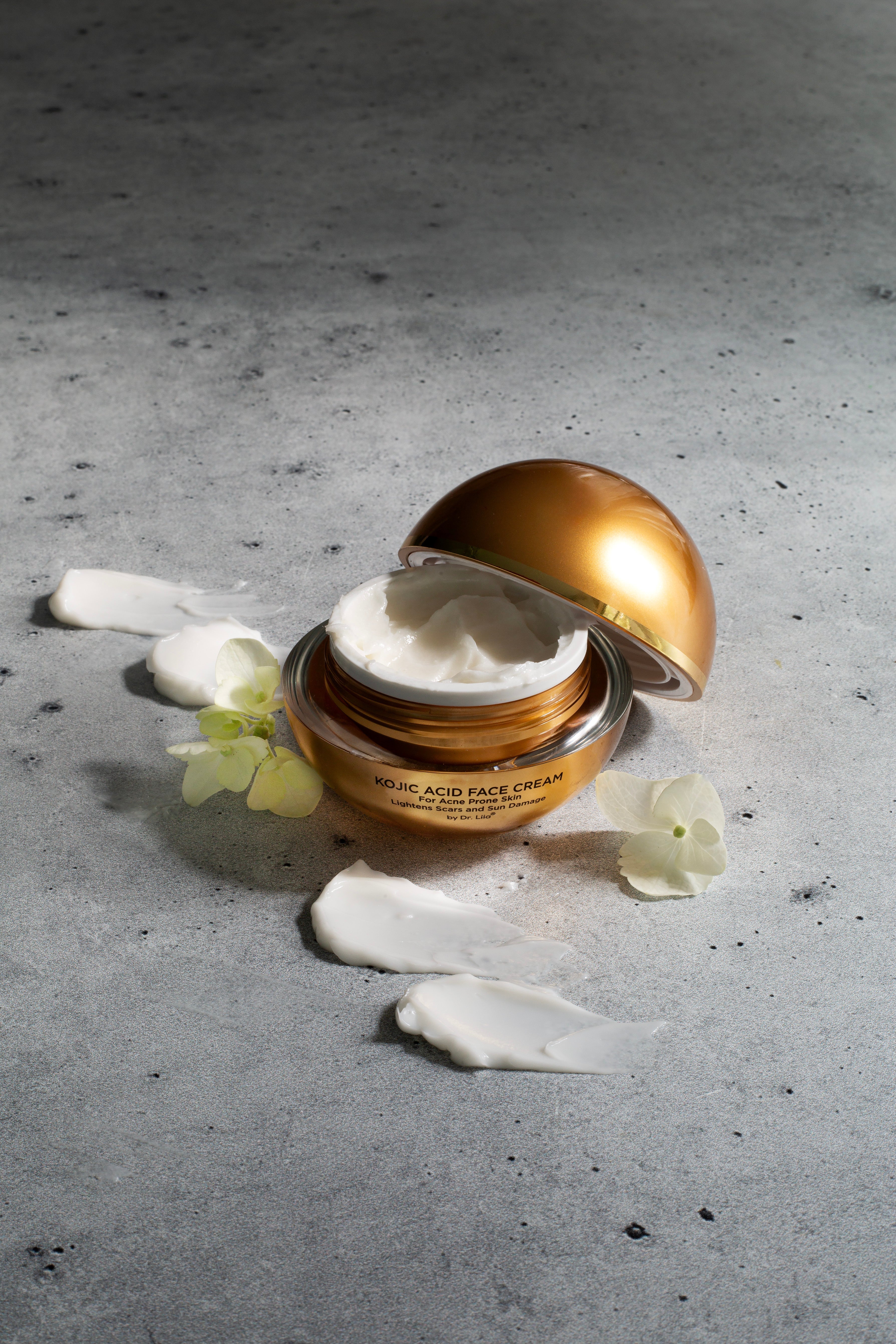 Gluten-Free Kojic Acid Face Cream – Nut-Free, Vegan Brightening for Acne-Prone Skin