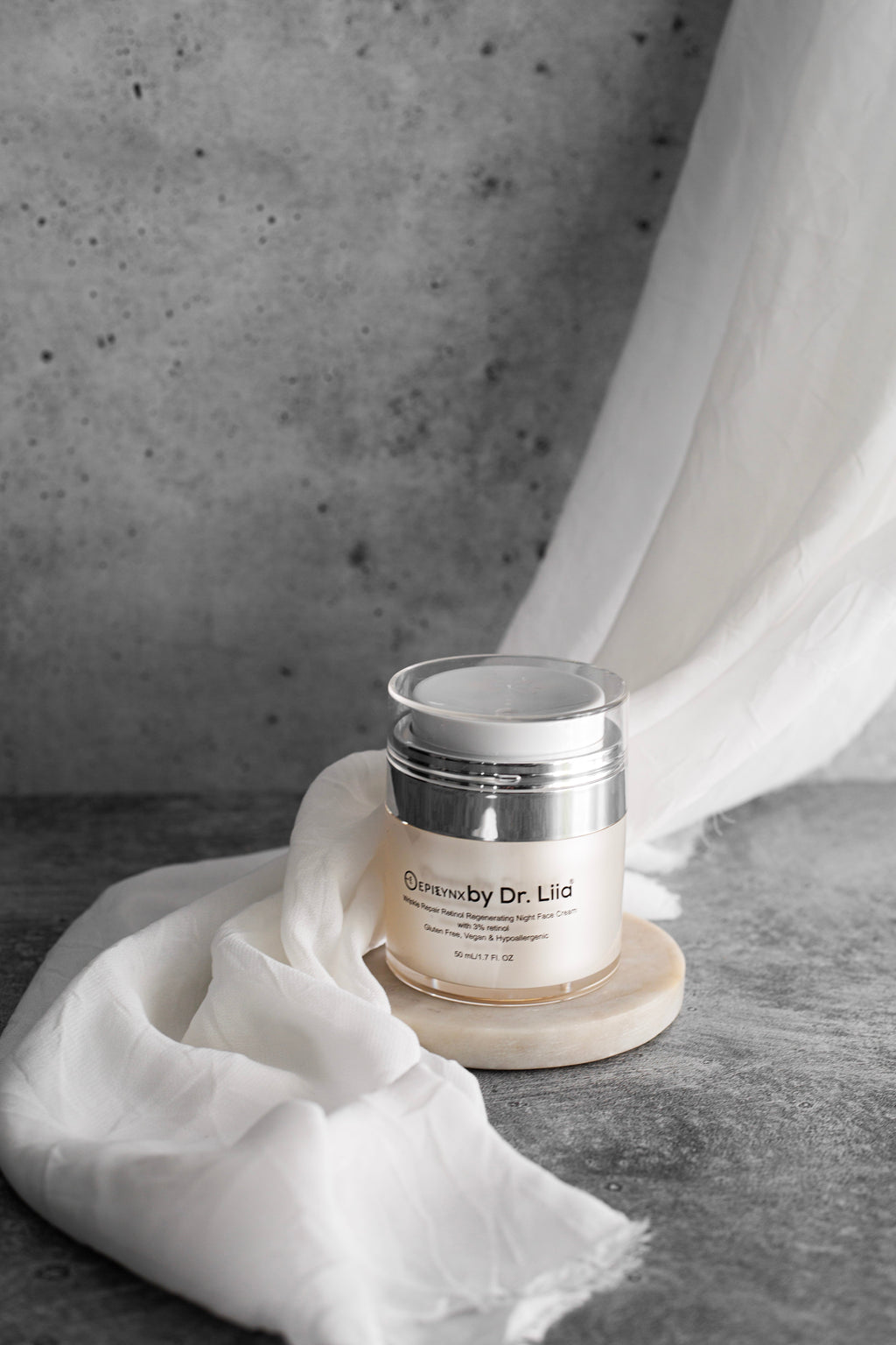 Gluten-Free Retinol Night Cream – Nut-Free, Vegan Wrinkle Repair & Regenerating