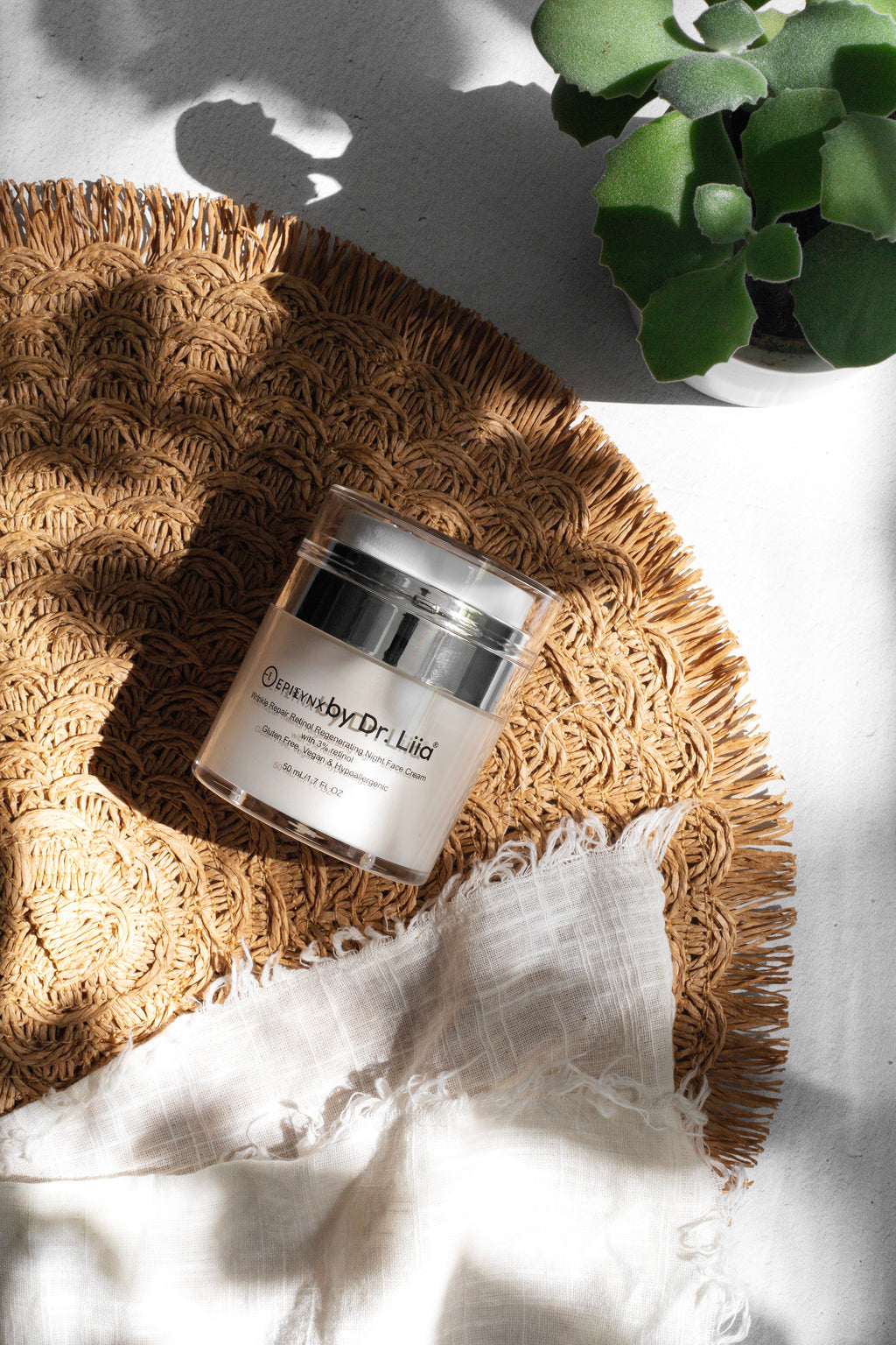 Gluten-Free Retinol Night Cream – Nut-Free, Vegan Wrinkle Repair & Regenerating