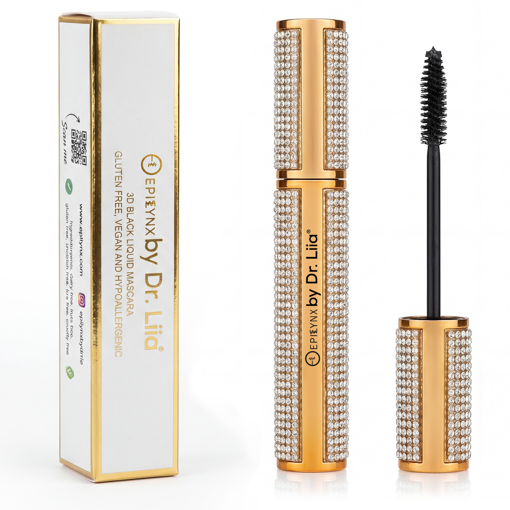Gluten-Free Mascara, Black & Blue – Nut-Free, Vegan Mega Volume for Sensitive Eyes
