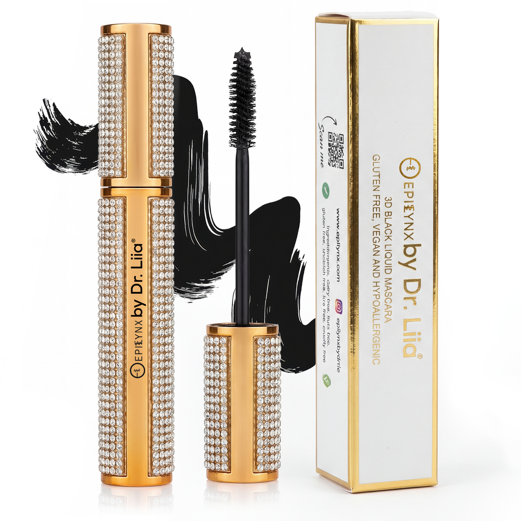 Gluten-Free Mascara, Black & Blue – Nut-Free, Vegan Mega Volume for Sensitive Eyes