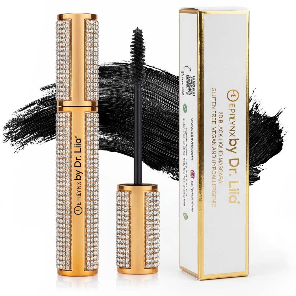 Gluten-Free Mascara, Black & Blue – Nut-Free, Vegan Mega Volume for Sensitive Eyes