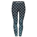 New! Mermaid Leggings - Blue