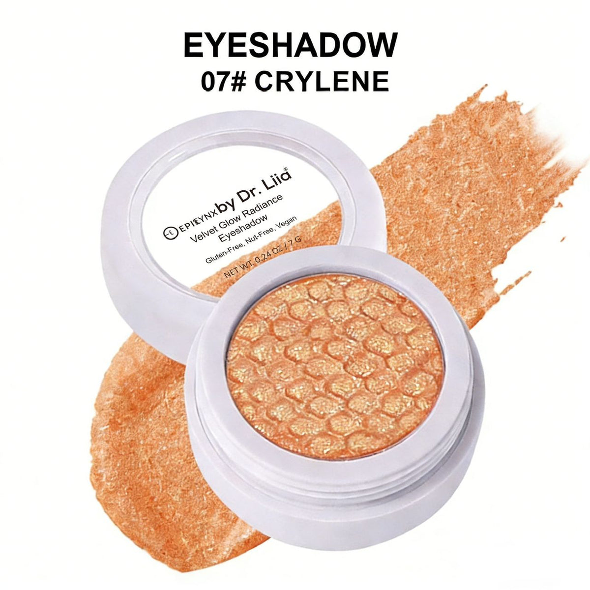 Gluten-Free Eyeshadow – Nut-Free, Vegan & Egg-Free Creamy Radiance in 20 Shades
