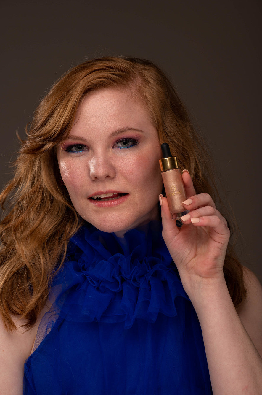 Gluten-Free Liquid Bronzer Drops – Nut-Free, Vegan Dewy Glow Skin Filter