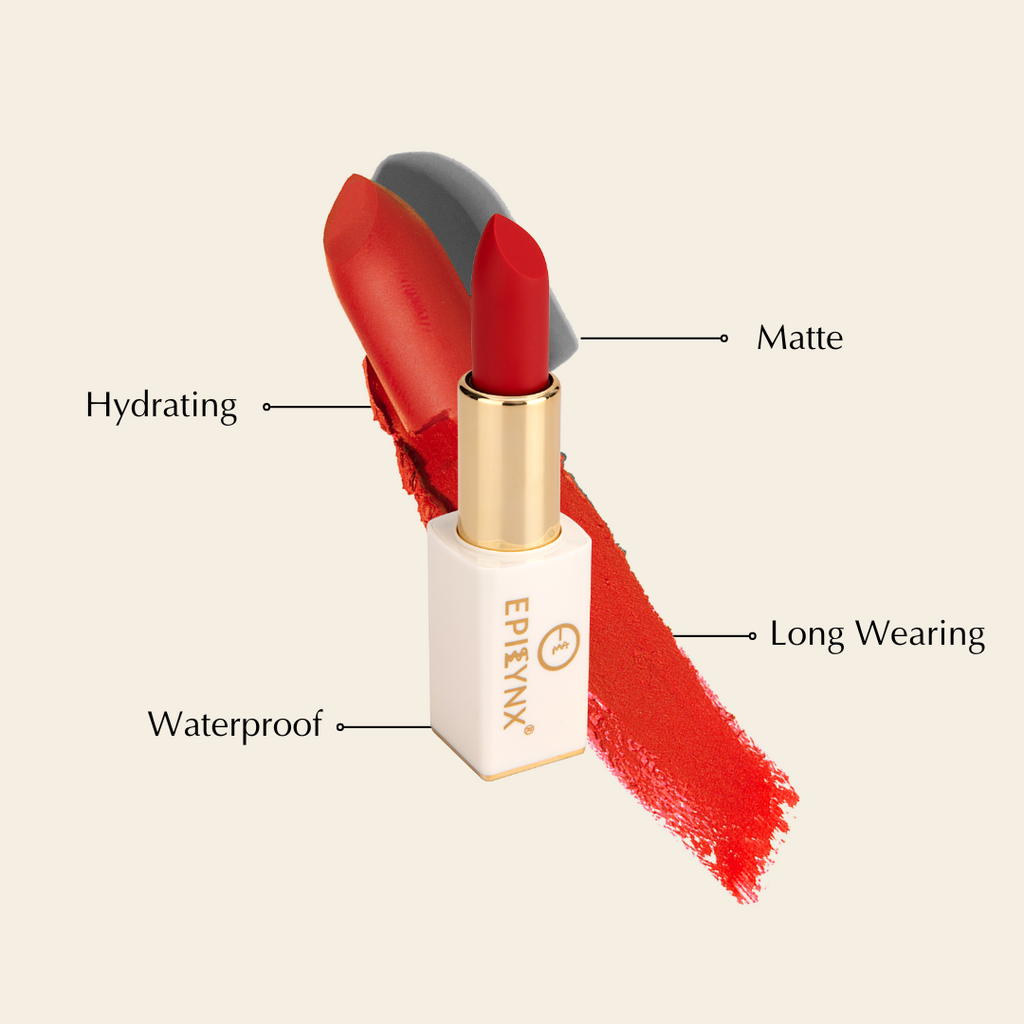 Gluten-Free Matte Lipstick – Nut-Free, Vegan, Hydrating & Long-Wear