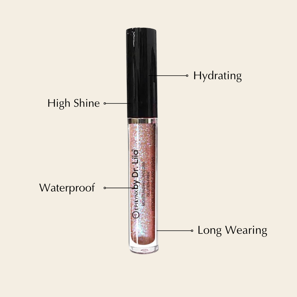 Gluten-Free Lip Gloss – Nut-Free, Vegan, Hydrating High-Shine Formula