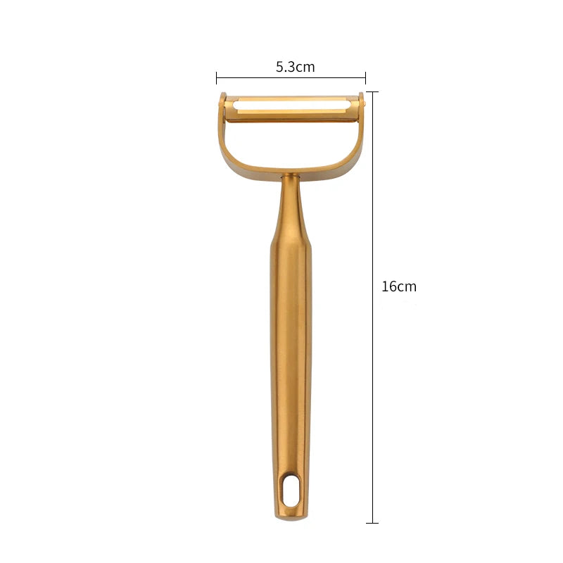 New Gold Fruit Peeler Stainless steel Potato Peeler Vegetables Grater Cutter Julienne Metal Fruit serving tools Kitchen Gadgets