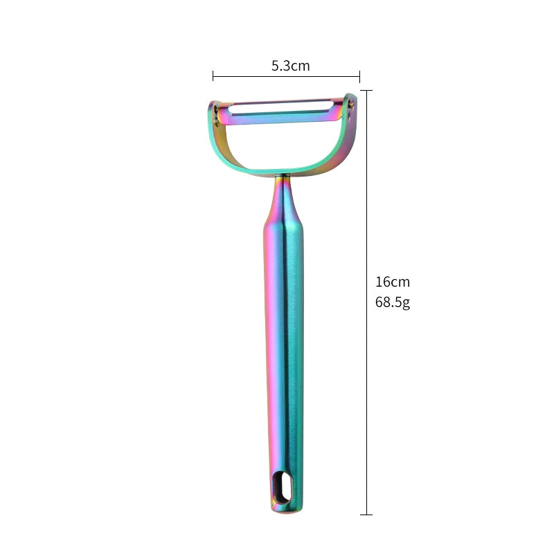 New Gold Fruit Peeler Stainless steel Potato Peeler Vegetables Grater Cutter Julienne Metal Fruit serving tools Kitchen Gadgets
