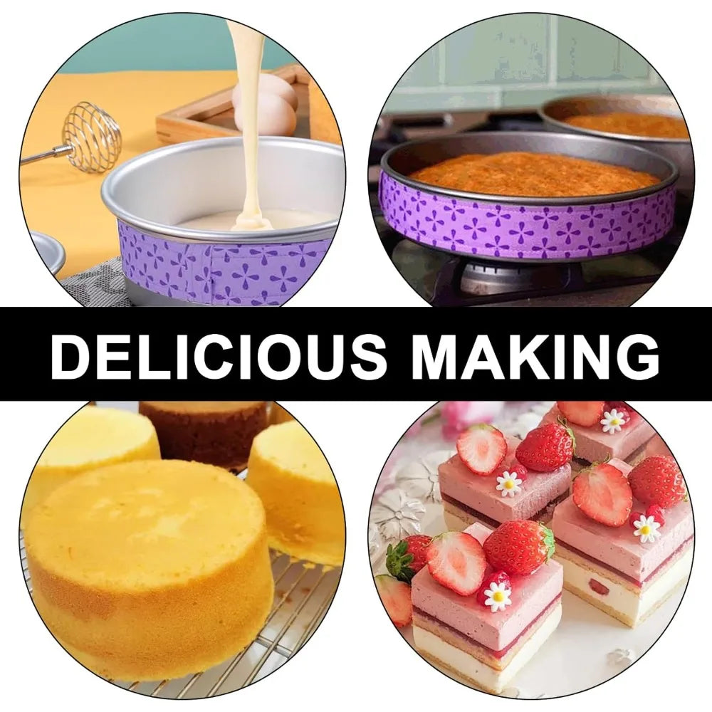 Baking Tray Protection Strap Strip Cake Pan Strips Bake Strip Belt Moist Level Cake Tools Protect Banding Kitchen Gadgets